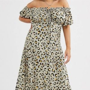 Asos Curve Animal Print Dress